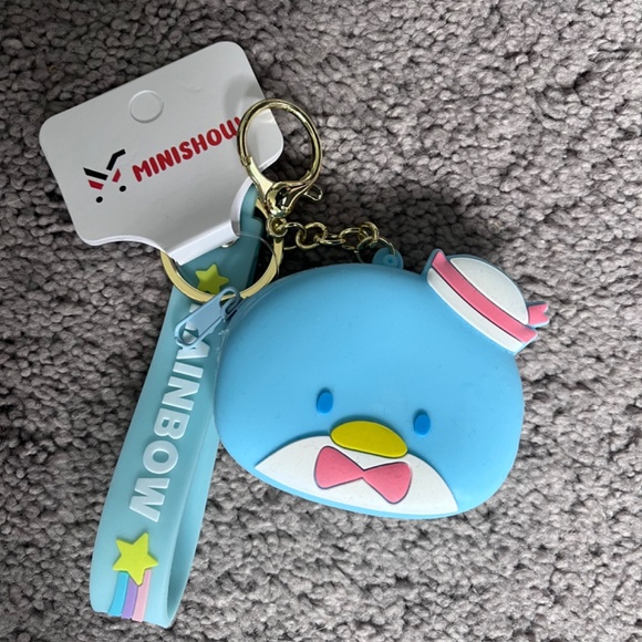 Sanrio Tuxedo Sam keychain and small pouch - both new - Picture 5 of 5